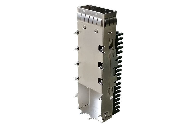 QSFP28 कनेक्टर के लिए EMI टैब्स सिंगल पोर्ट SFP28 केज 18.75 मिमी