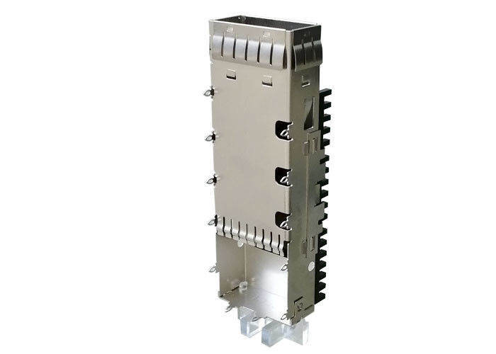 QSFP14 ऑप्टिकल मॉड्यूल के लिए QSFP केज SFP केज कनेक्टर सिंगल पोर्ट